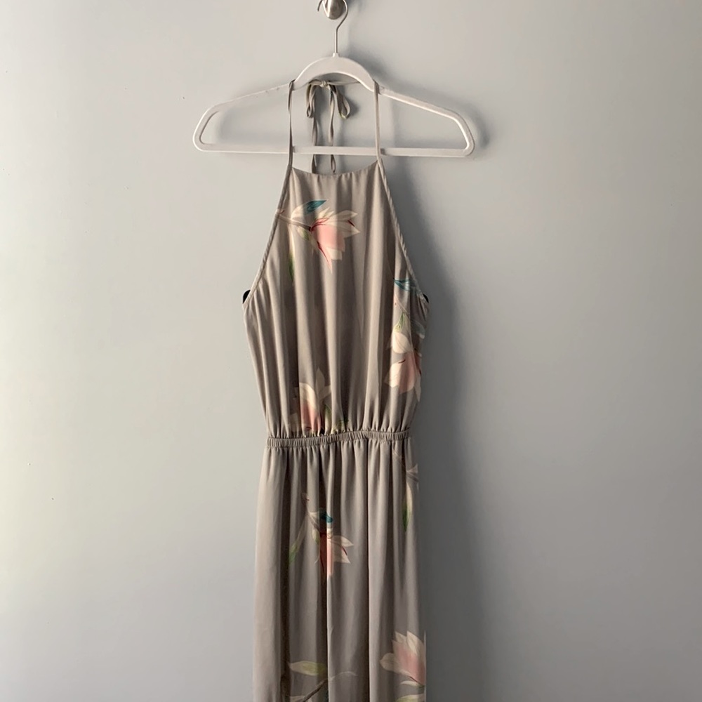 🌸 SHOW ME YOU MuMu Floral Halter Maxi Small